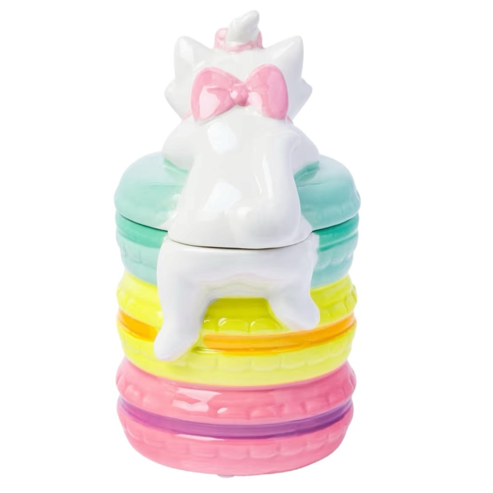 𩷠Disney Marie Macaron Cookie Jar Ceramic Canister | Aristocats Kitchen Décor - Picture 4 of 5